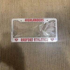 Radford Athletics License Plate Frame - Silver